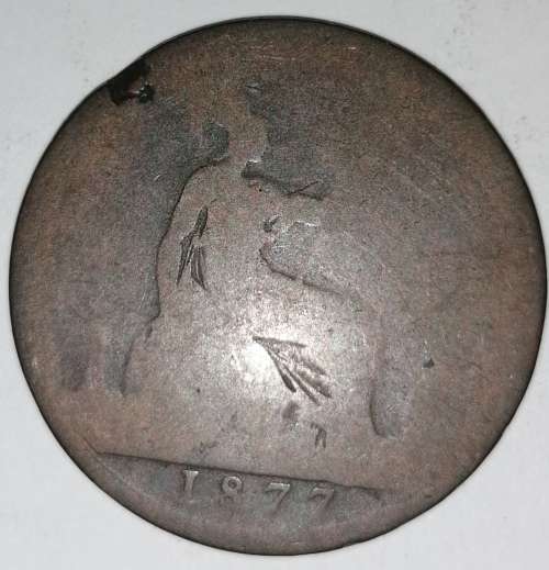 1877 - ONE PENNY - GREAT BRITAIN