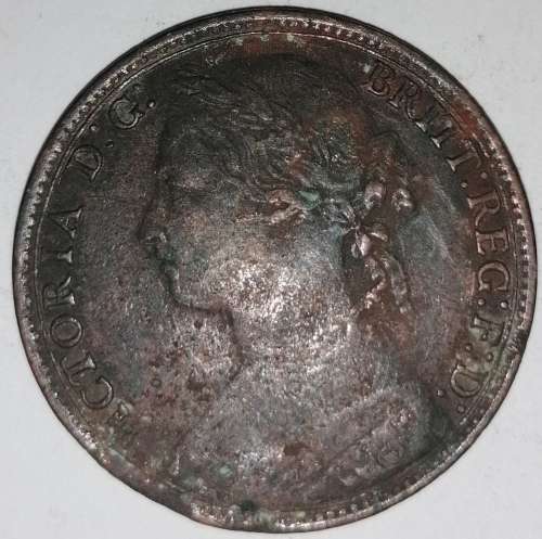 1880 - ONE PENNY - GREAT BRITAIN