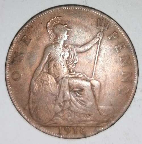 1916 - ONE PENNY - GREAT BRITAIN