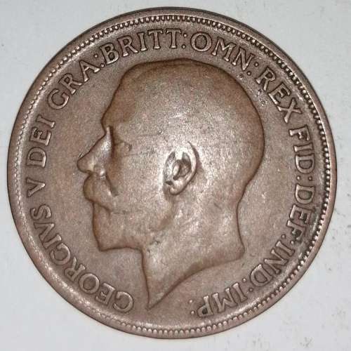 1916 - ONE PENNY - GREAT BRITAIN