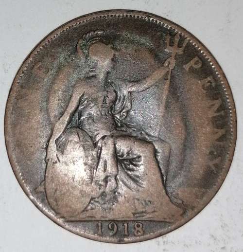 1918 - ONE PENNY - GREAT BRITAIN