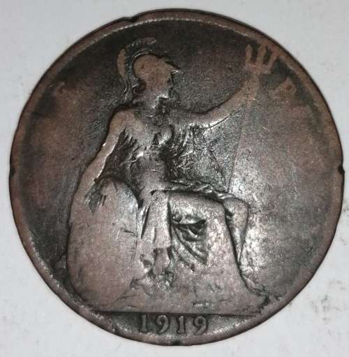 1919 - ONE PENNY - GREAT BRITAIN