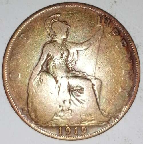 1919 - ONE PENNY - GREAT BRITAIN