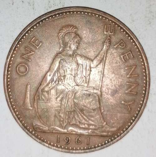 1961 - ONE PENNY - GREAT BRITAIN