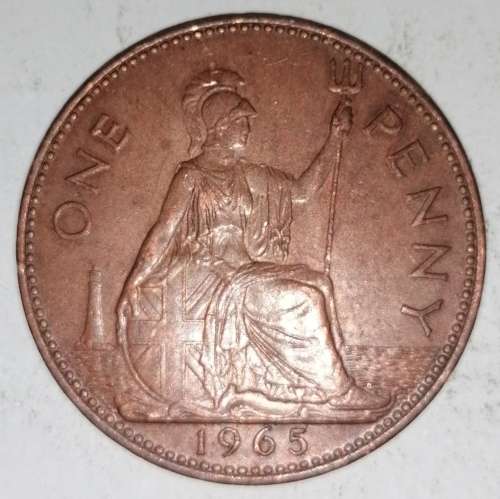 1965 - ONE PENNY - GREAT BRITAIN