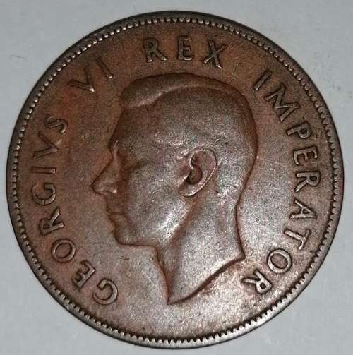 1940 - 1 PENNY - (1D) - UNION OF SOUTH AFRICA *** (NO STAR AFTER DATE)