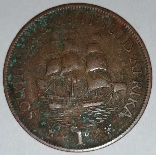1941 - 1 PENNY - (1D) - UNION OF SOUTH AFRICA