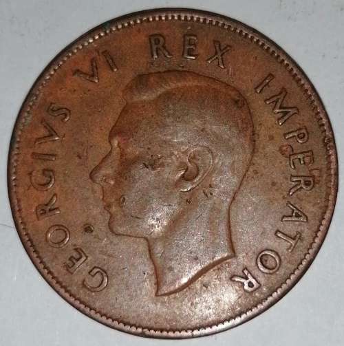 1942 - 1 PENNY - (1D) - UNION OF SOUTH AFRICA
