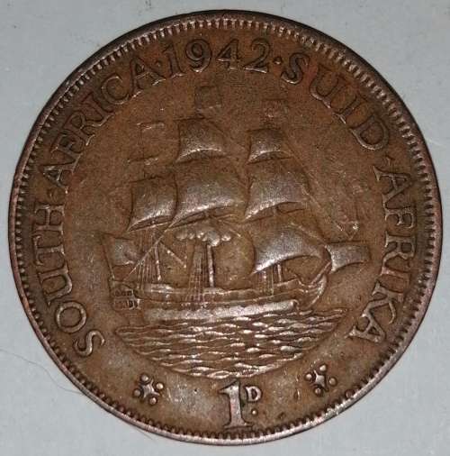 1942 - 1 PENNY - (1D) - UNION OF SOUTH AFRICA