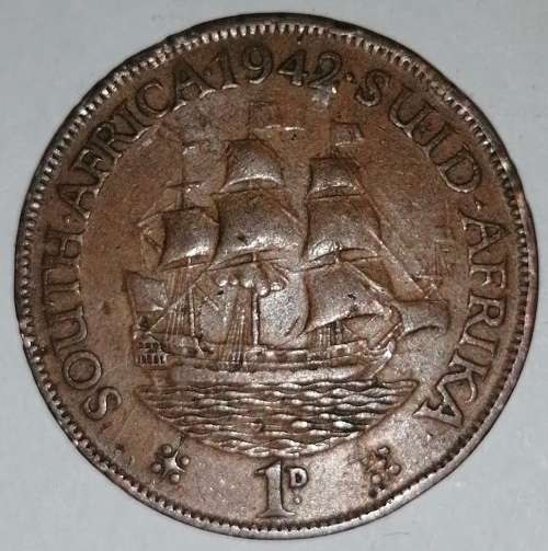 1942 - 1 PENNY - (1D) - UNION OF SOUTH AFRICA