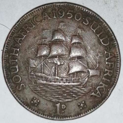 1950 - 1 PENNY - (1D) - UNION OF SOUTH AFRICA