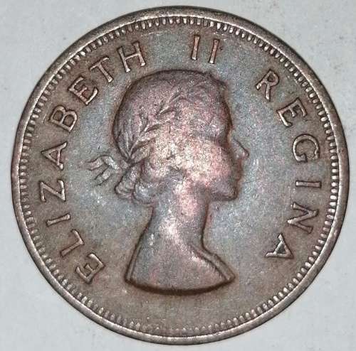 1954 - 1 PENNY - (1D) - UNION OF SOUTH AFRICA