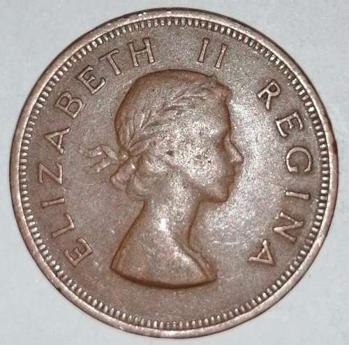 1954 - 1 PENNY - (1D) - UNION OF SOUTH AFRICA