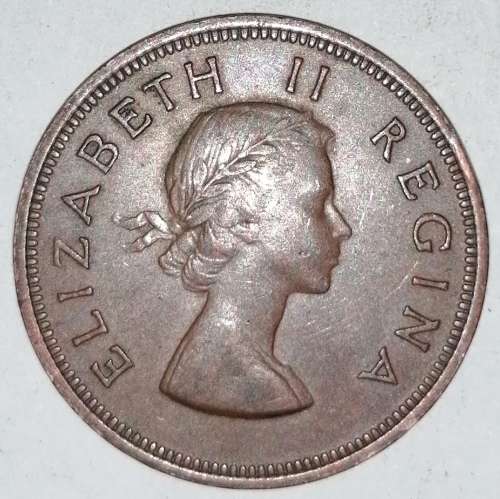 1957 - 1 PENNY - (1D) - UNION OF SOUTH AFRICA