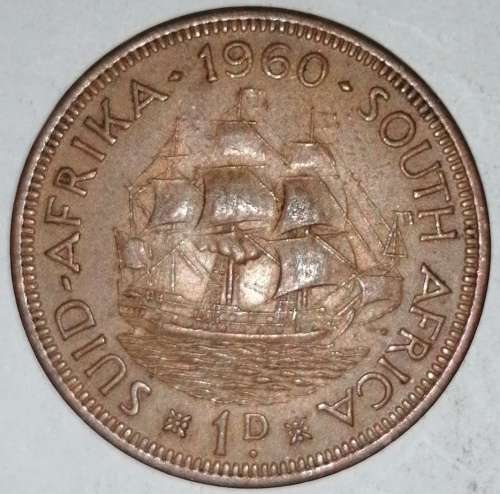 1960 - 1 PENNY - (1D) - UNION OF SOUTH AFRICA