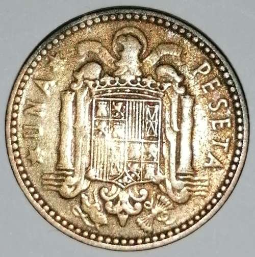 1947 - 1 (UNA) PESETA - SPAIN/ESPANA