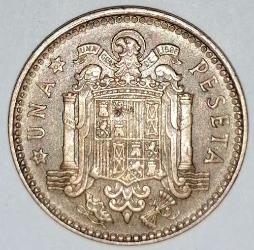 1953 (63) - 1 (UNA) PESETA - SPAIN/ESPANA