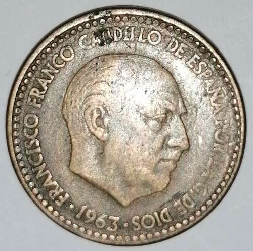 1963 - 1 (UNA) PESETA - SPAIN/ESPANA