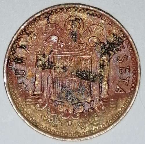 1966 - 1 (UNA) PESETA - SPAIN/ESPANA
