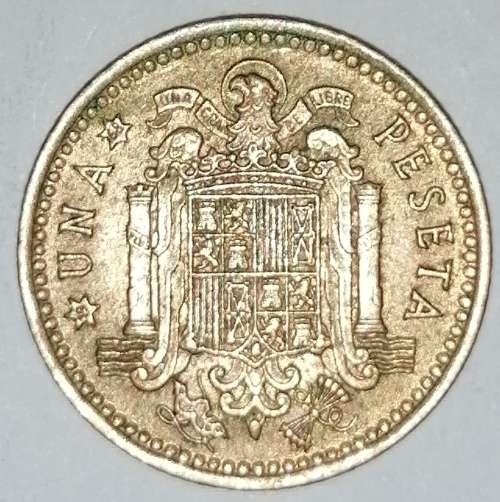 1966 (68) - 1 (UNA) PESETA - SPAIN/ESPANA