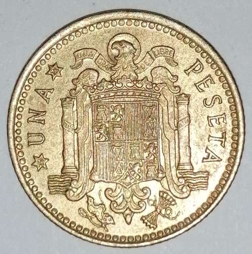 1966 (73) - 1 (UNA) PESETA - SPAIN/ESPANA