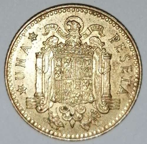 1975 (80) - 1 (UNA) PESETA - SPAIN/ESPANA