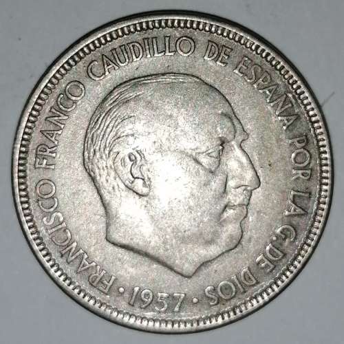 1957 - 5 PESETAS (PTAS) - SPAIN/ESPANA