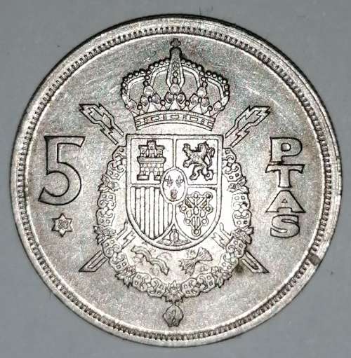 1975 (80) - 5 PESETAS (PTAS) - SPAIN/ESPANA