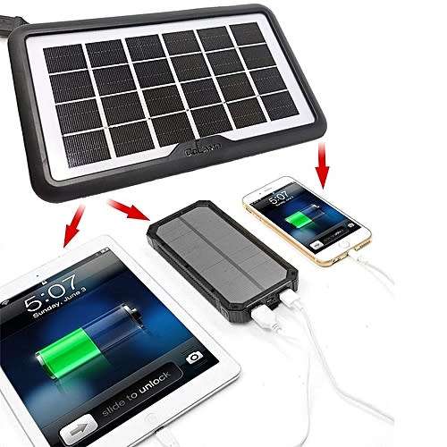 MULTIFUNCTION CELL FONE SOLAR CHARGER 3500mAH