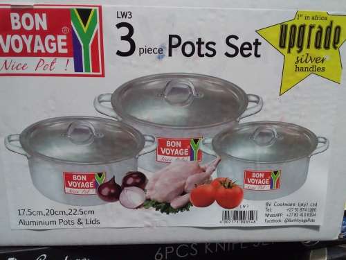6PCS POTS ALUMINIUM SET