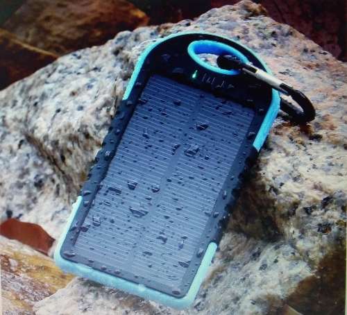 MULTIFUNCTION CELL FONE SOLAR CHARGER 3500mAH