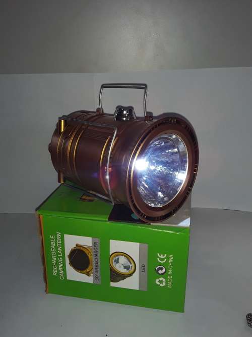 RECHARGEABLE SOLAR CAMPING LANTERN