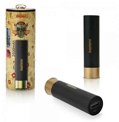 Remax Power Bank 2500mah Bullet shell Powerbank battery external Backup