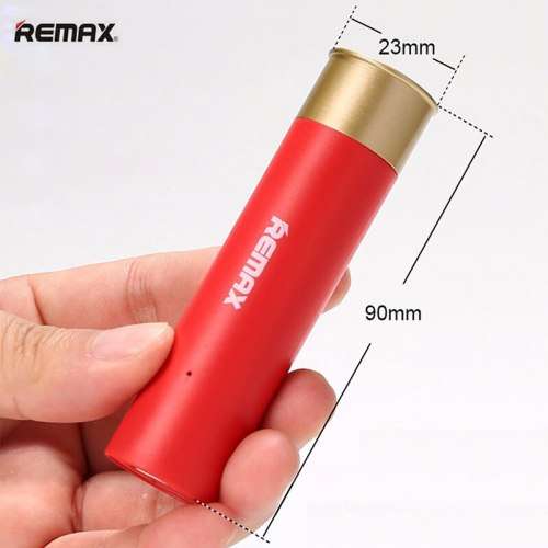 Remax Power Bank 2500mah Bullet shell Powerbank battery external Backup