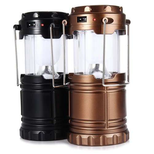 RECHARGEABLE SOLAR CAMPING LANTERN