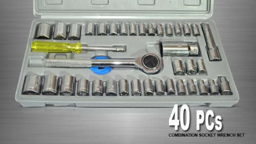 40 PCS COMBINATION SOCKET WRENCH SET