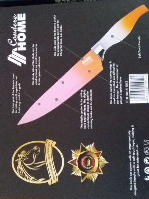 Professional high Quality 6pcs Kitchen knife set