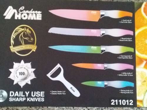 Professional high Quality 6pcs Kitchen knife set