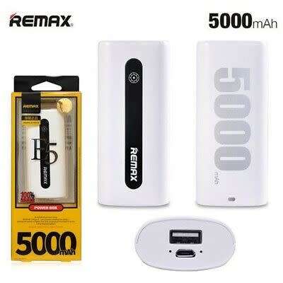 High Quality Remax Brand Power Bank 5000mAh ABS Portable External Battery Charger 5000 mAh