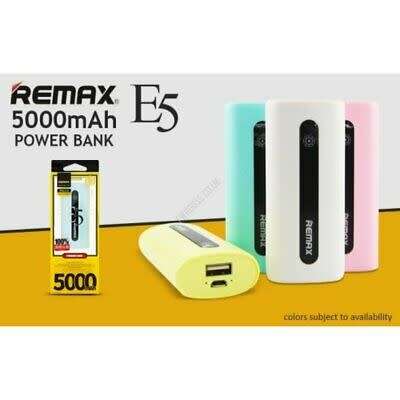 High Quality Remax Brand Power Bank 5000mAh ABS Portable External Battery Charger 5000 mAh