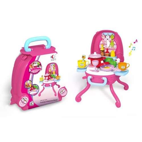 KITCHEN KIDS FUN 31PCS COOKING A DELICIOUS DINNER WITH MUSIC