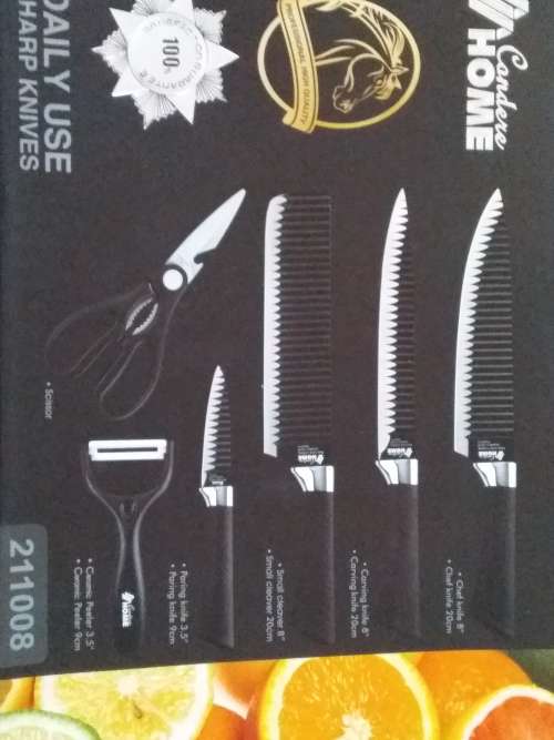 PROFESSIONAL HIGH QUALITY 6PCS KNIFE SET