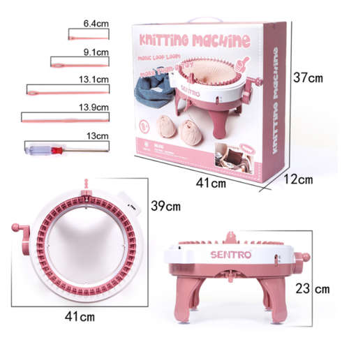Kids Knitting Machine Mini Children Weaving Loom Knit For Hats Scarves Socks Toys