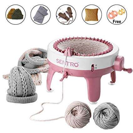 Kids Knitting Machine Mini Children Weaving Loom Knit For Hats Scarves Socks Toys
