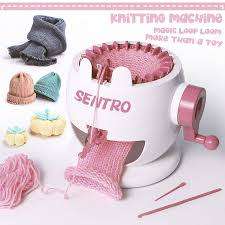 Kids Knitting Machine Mini Children Weaving Loom Knit For Hats Scarves Socks Toys