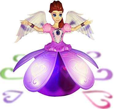 Dancing Angle Girl Robot with Lights and Music AUTO TURNING WHEN MEETING ANY OBSTACLE