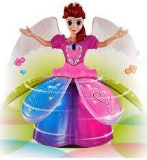 Dancing Angle Girl Robot with Lights and Music AUTO TURNING WHEN MEETING ANY OBSTACLE