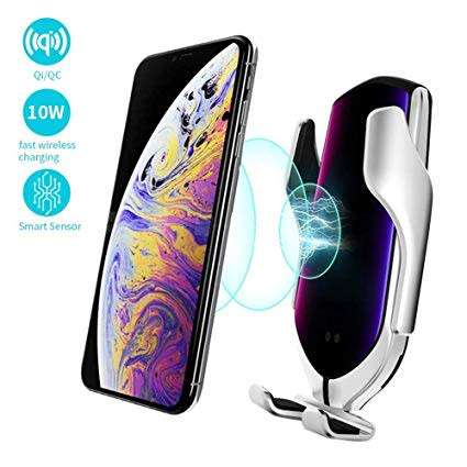 R1 10W Wireless Infrared Sensor Car Charger Phone Holder