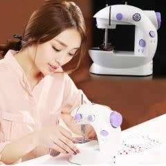 mini sewing machine with double and two speed control