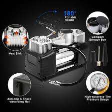 Portable Heavy Duty 2 Cylinder Air Compressor Direct Drive 12V 628-4X4 Pump